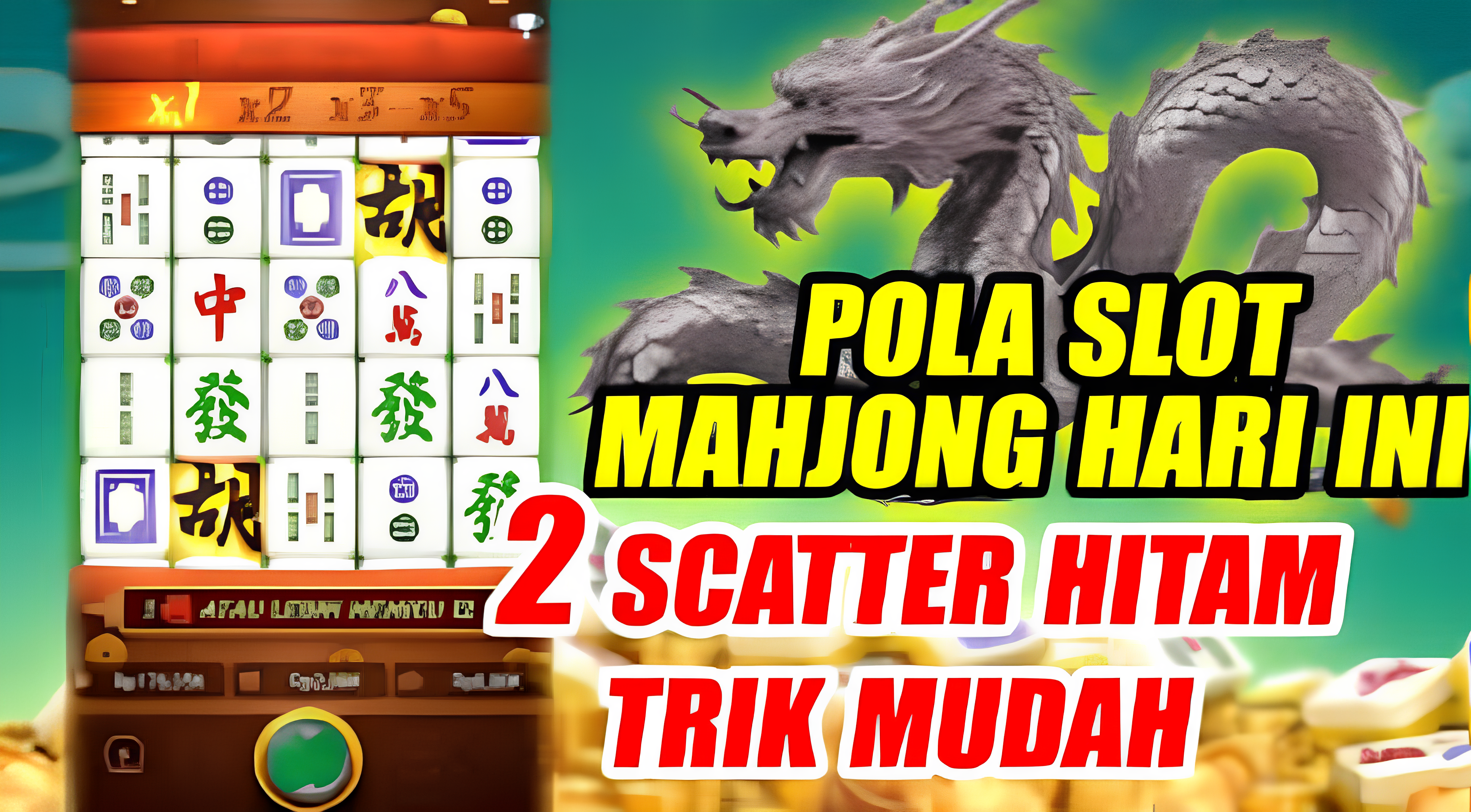 Maxwin Slot Scatter Hitam Mahjong Ways 3